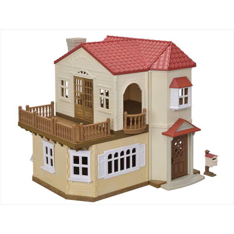 Calico Critters Red Roof Country Home -Secret Attic Playroom