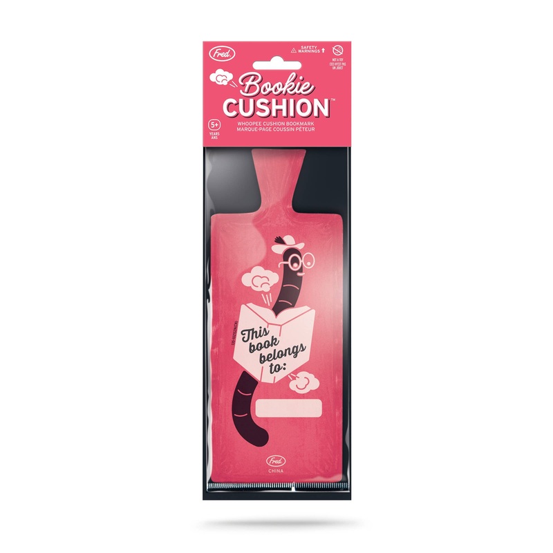 Fred & Friends – Bookie Cushion – Whoopee Cushion Bookmark