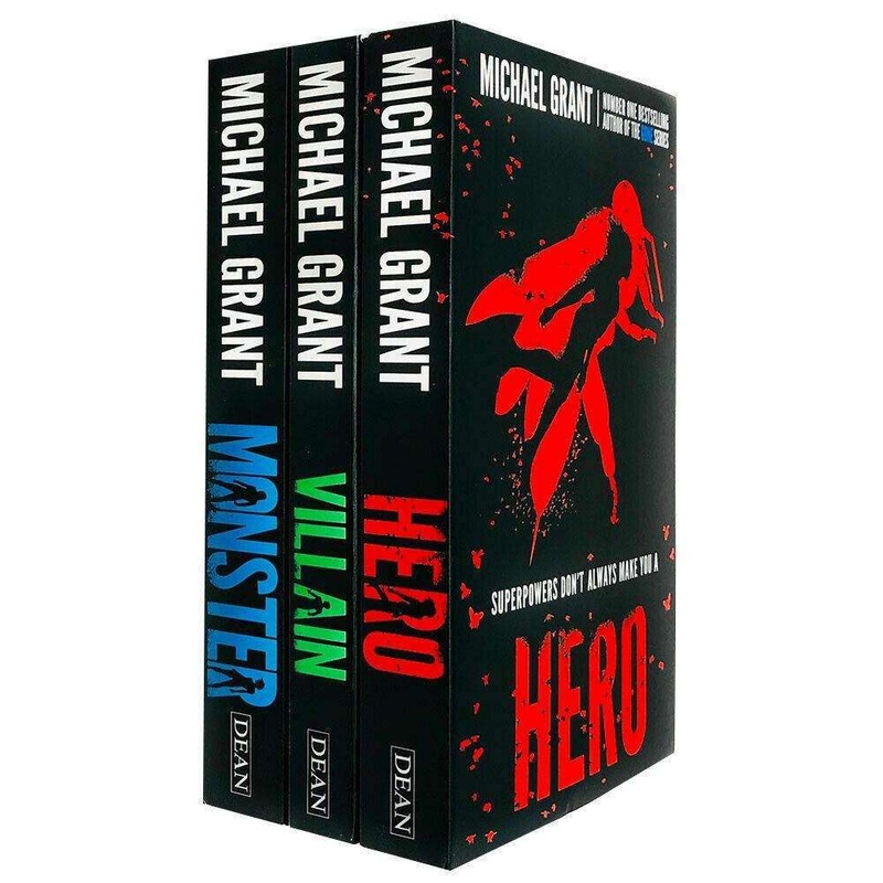 The Monster Series 3 Book Set by Michael Grant  Includes Monster, Villain & Hero | Action-Packed Fantasy Adventure for Young Adults & Teen Readers
