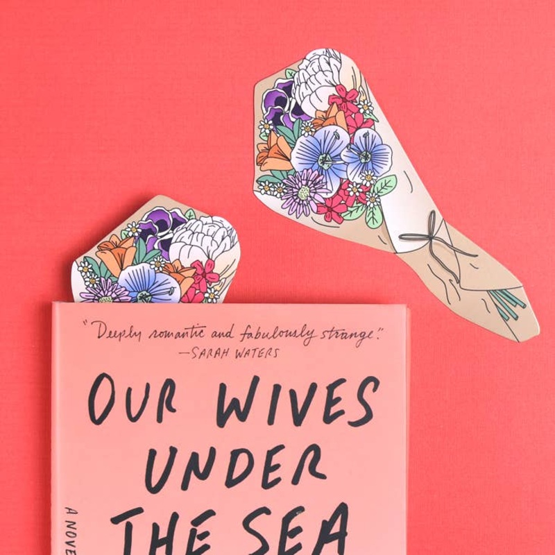 Humdrum Paper – Bouquet of Flowers Bookmark (it’s die cut!)