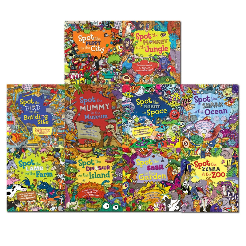 Spot The Series 10 Picture Books Collection Set | Fun & Educational Stories for Kids  Bright Illustrations, Learning, Adventure & Family Reading Time