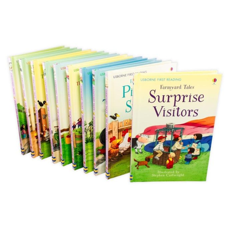 Usborne First Reading Farmyard Tales 10 Books Set Collection Dolly and the Train