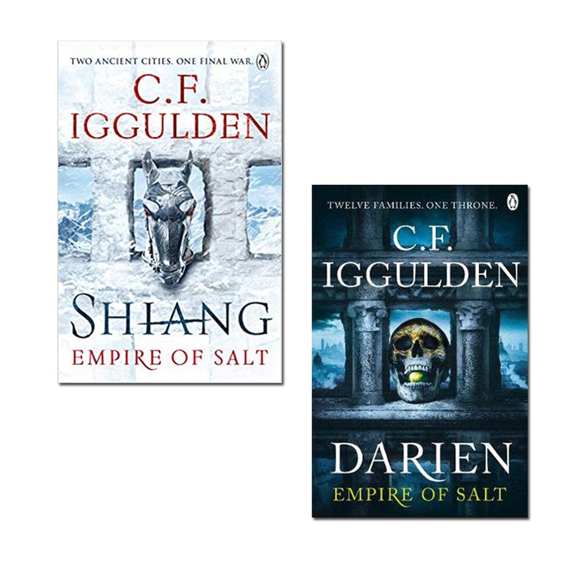 C.F Iggulden 2 Book Set Collection Empire of Salt Series, Shiang, Darien…