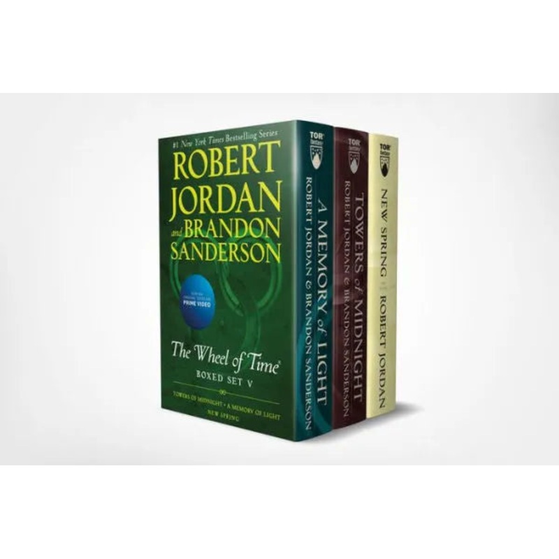 The Wheel of Time Premium Boxed Set V: Book 13: Towers of Midnight, Book 14: A Memory of Light, Prequel: New Spring Boxed Set