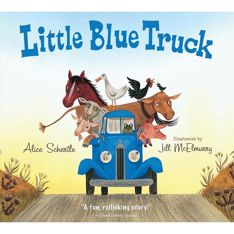 Little Blue Truck Padded Board Book by Alice Schertle, Jill McElmurry
