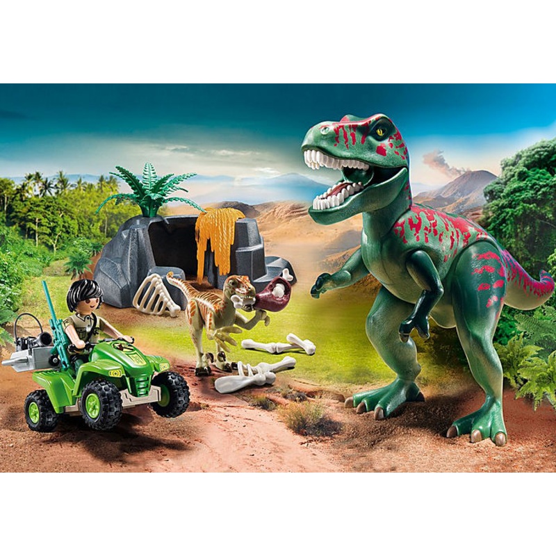 PLAYMOBIL – Explorer Quad with T-Rex