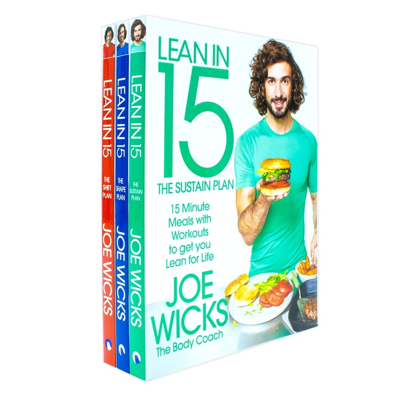 Lean In 15 Collection Joe Wicks 3 Books Set Lean In 15 – The Shift Plan Lean In 15 – The Shape Pla..