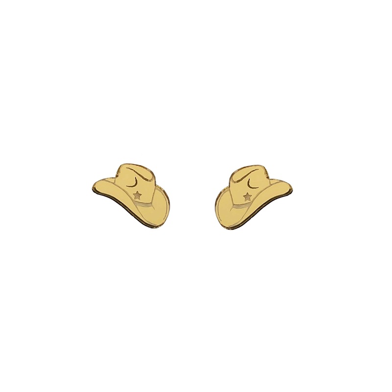 Vinca – Cowboy Hat Earrings