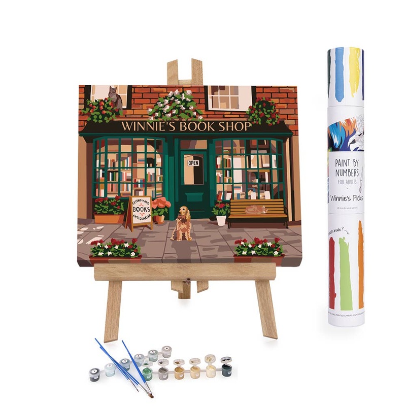 Autumn Bookshop Paint Kit 2025 16×20
