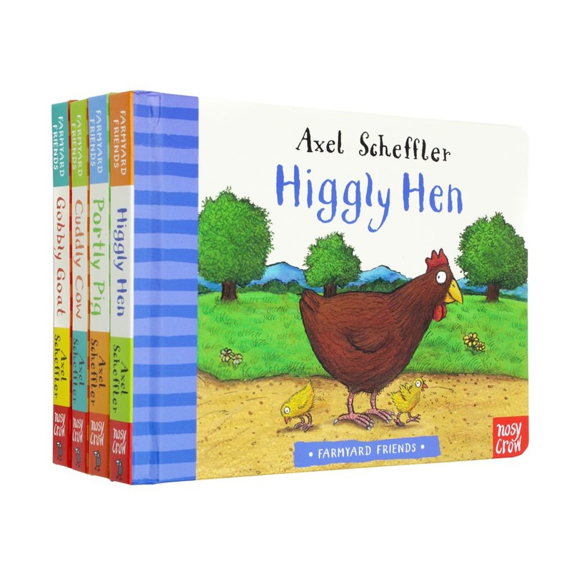Axel Scheffler Farmyard Friends 4 Books Children Collection – Ages 0-5 – Board Books