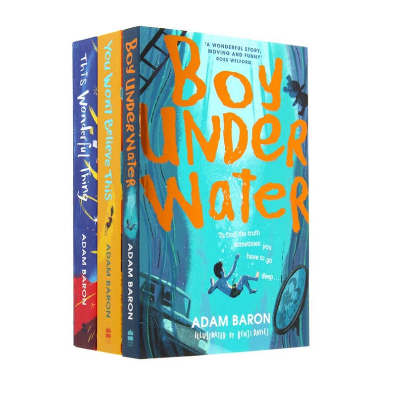 Boy Under Water 3 Books Collection By Adam Baron (This Wonderful Thing, You Won’t Believe This, Boy Underwater)