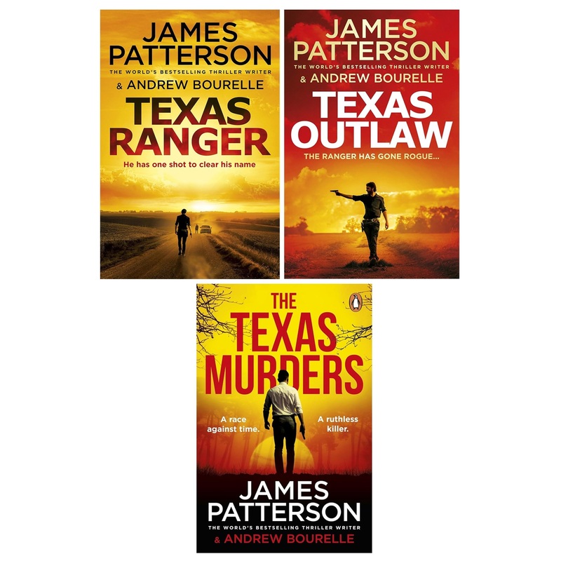 The Texas Ranger Series Book 1-3 by James Patterson 3 Books Collection Set (Texas Ranger, Texas Outlaw and The Texas Murders)