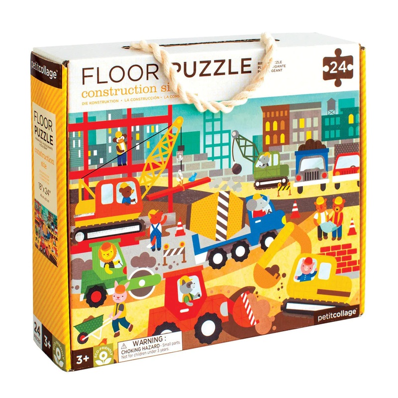 Construction Site Floor Puzzle  24 piece
