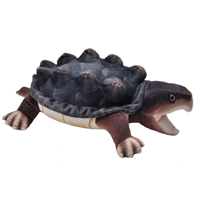 Wild Republic – Living Stream Snapping Turtle Stuffed Animal 24″