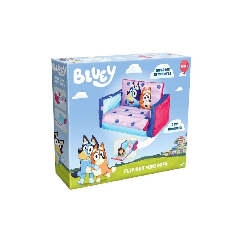 Bluey Infltble Flip Out Sofa