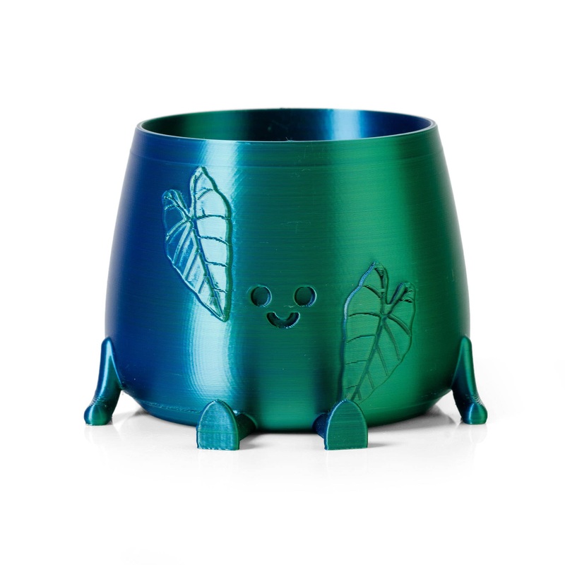 Ingadi – Happy Pot Planter – Alocasia Leaf Face : Medium