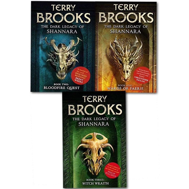The Dark Legacy of Shannara Series 9  Terry Brooks 3 Book Collection Set | Epic Fantasy Adventure, Magic, Mythical Creatures, YA Fiction & More