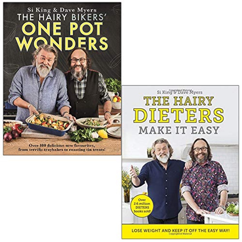 The Hairy Bikers’ One Pot Wonders & The Hairy Dieters Make It Easy By Hairy Bikers 2 Books Collection Set