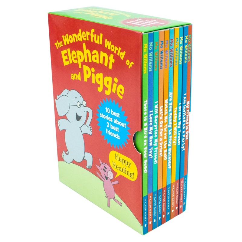 The Wonderful World of Elephant and Piggie  10 Book Set by Mo Willems | Funny Children’s Picture Books, Friendship, Reading Fun & Colorful Stories