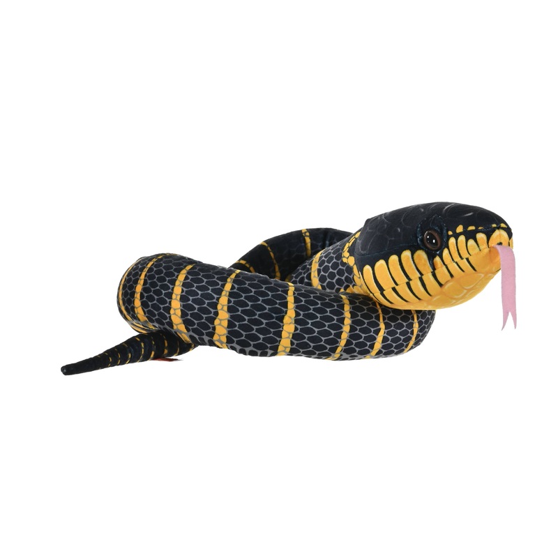 Wild Republic – Snake Black Fanged Mangrove Stuffed Animal 54″