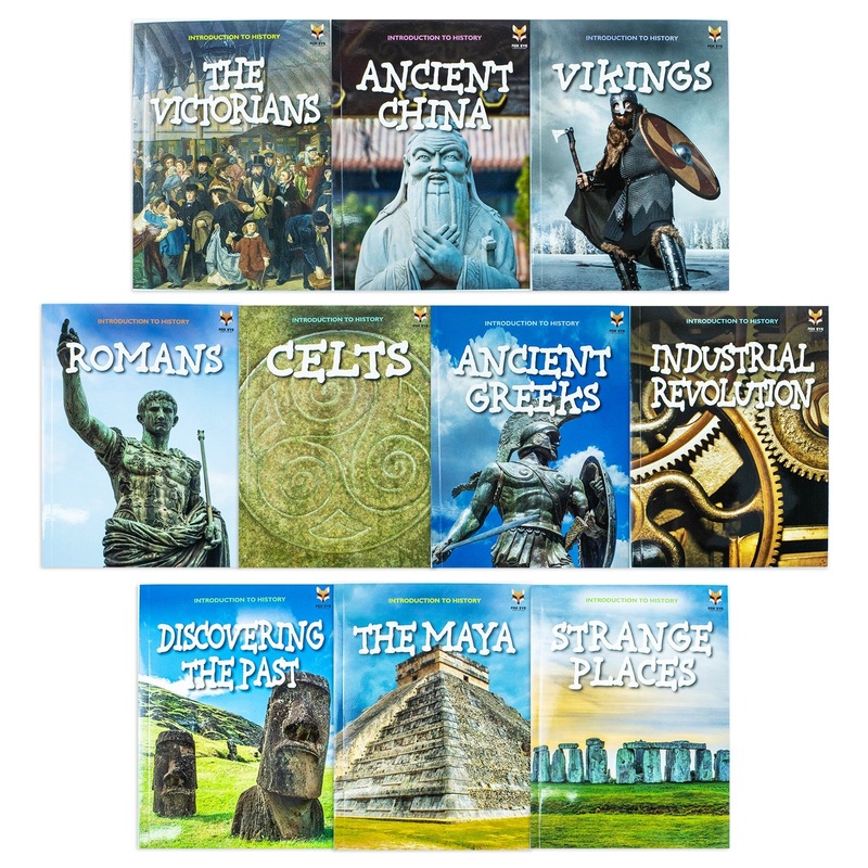 Childrens Introduction to History for Beginners Series 1  10 Book Collection Set | Educational Kids Books on Ancient China, Vikings, Celts & More