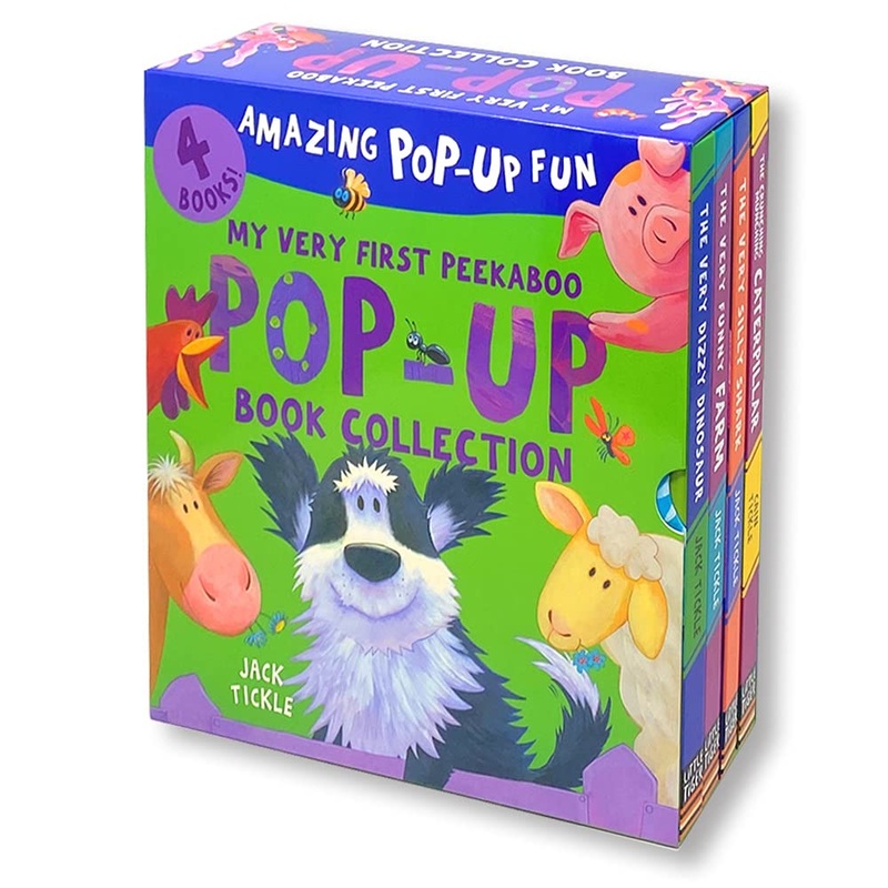 Peekaboo Amazing Pop Up Fun 4 Books by Jack Tickle – Ages 0-5 – Board Book