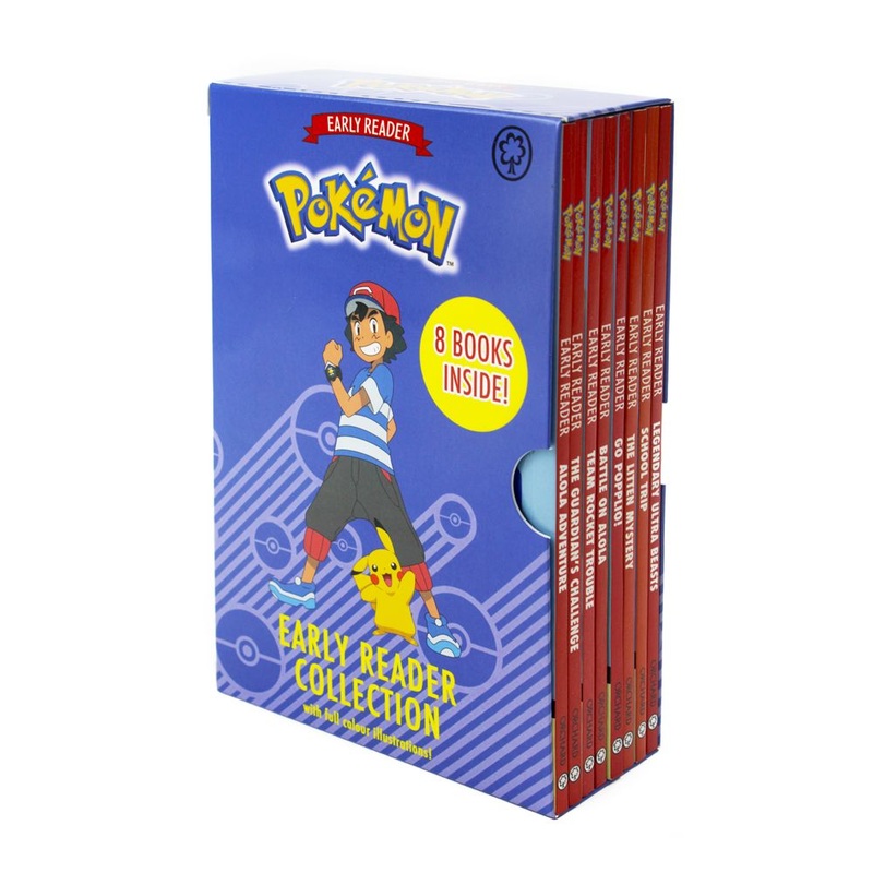 The Official Pokemon Early Reader 8-Book Box Set Collection: Fun Adventures with Full-Color Illustrations for Kids, Learning & Reading Skills