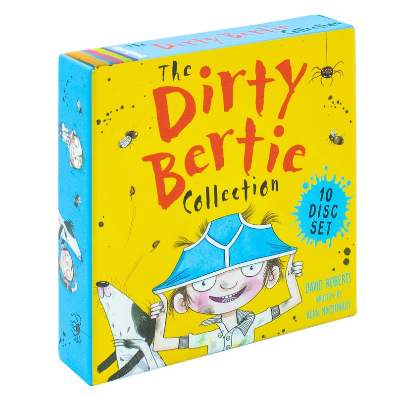 Dirty Bertie Audio Books Collection 10 CD Box Set David Roberts