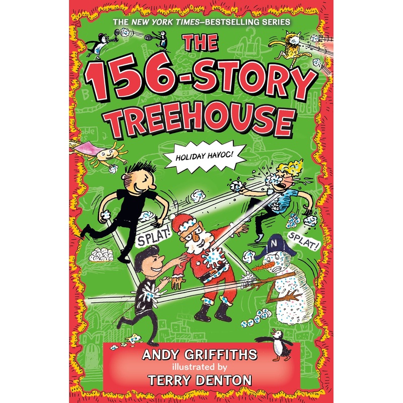 The 156-Story Treehouse: Holiday Havoc! Hardcover