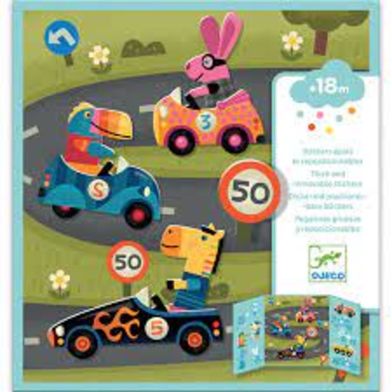 Toddler Repositionable Sticker Book – Cars