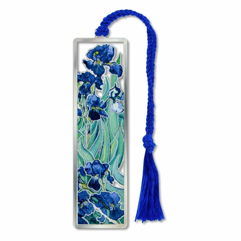 David Howell and Company – Van Gogh Irises Metal Bookmark