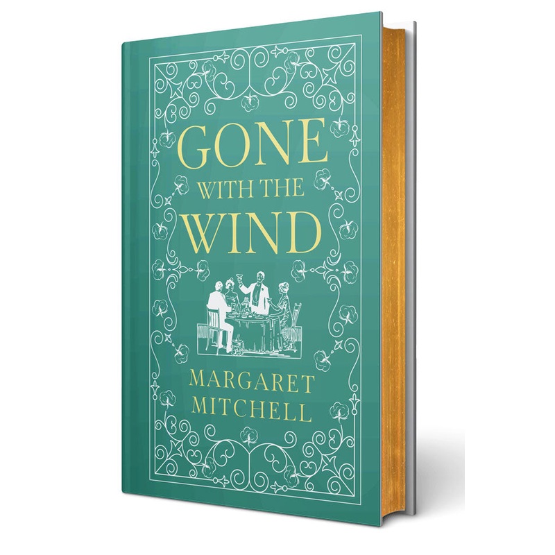 Gone with the Wind by Margaret Mitchell Leather Bound Book  Classic American Literature, Collectible Edition, Timeless Historical Romance Novel