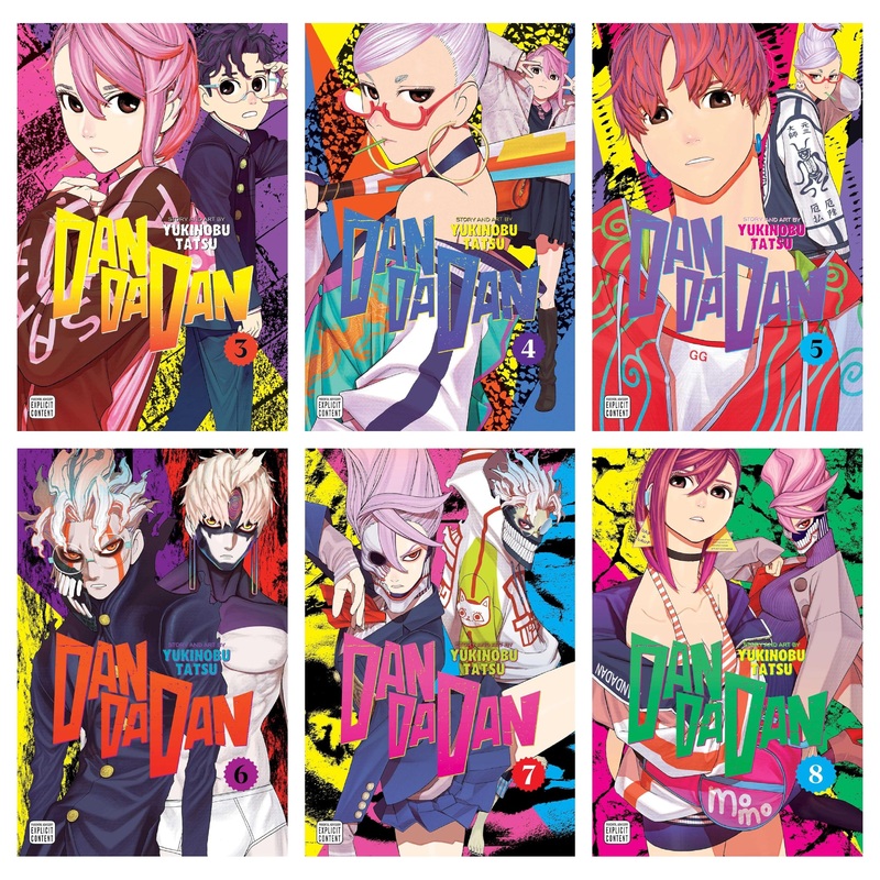 Dandadan 6 Books Set by Yukinobu Tatsu (Vol 3-8)