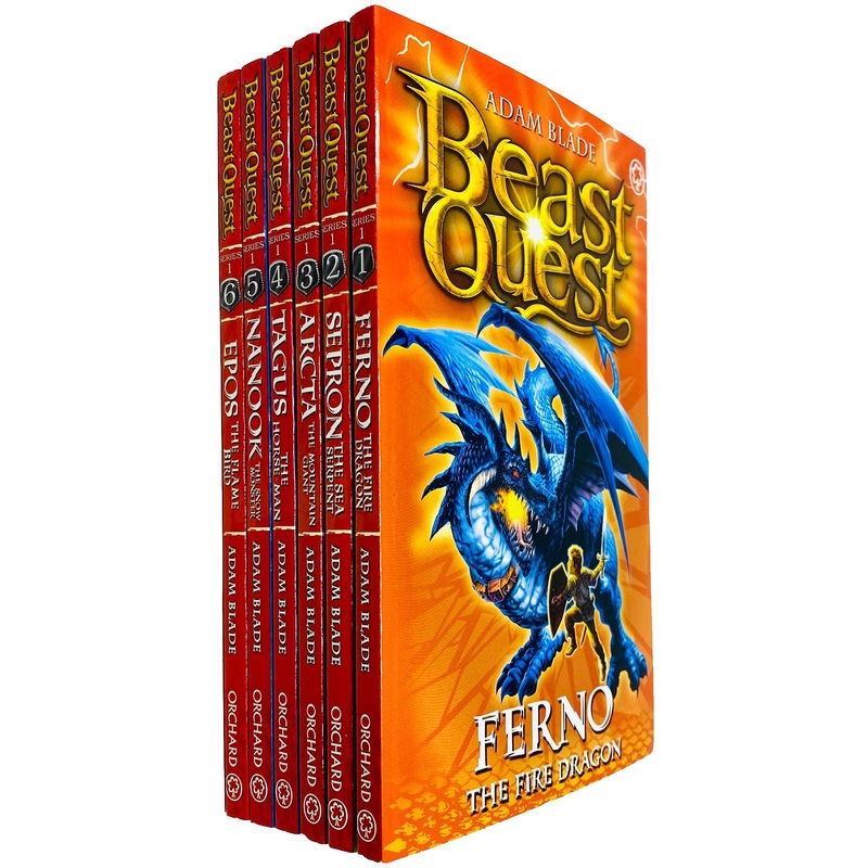 Beast Quest Series 1 Collection 6 Books Set By Adam Blade