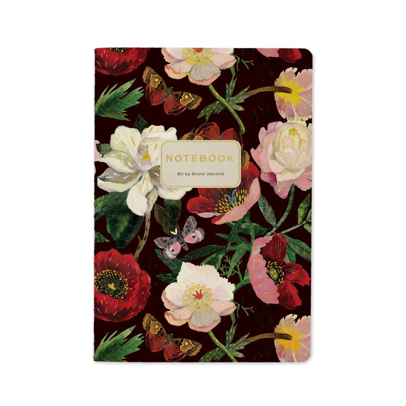 Bruno Visconti Peonies on BlackNotebook