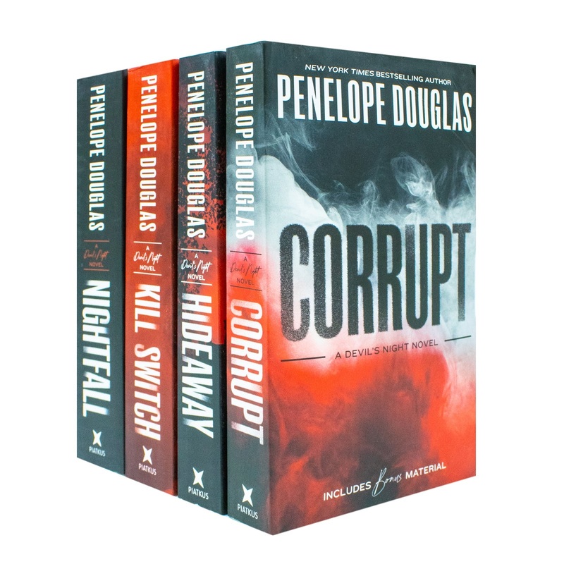 Devil’s Night Series by Penelope Douglas 4-Book Collection Set |Romantic Fiction, New Adult Suspense, Contemporary Love Stories, Bestselling Novels