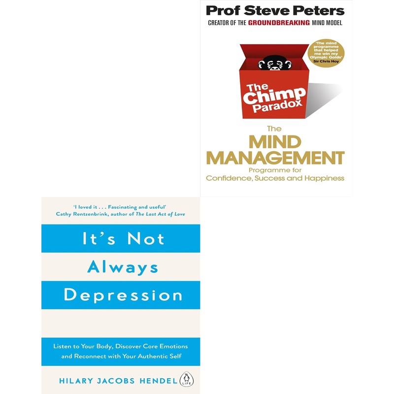 It’s Not Always Depression, The Chimp Paradox 2 Books Collection Set