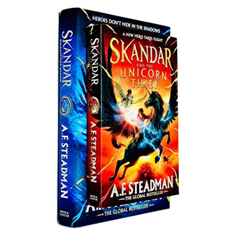 Skandar Series Collection 2 Books Set By A.F. Steadman (Skandar and the Phantom Rider [Hardcover], Skandar and the Unicorn Thief)