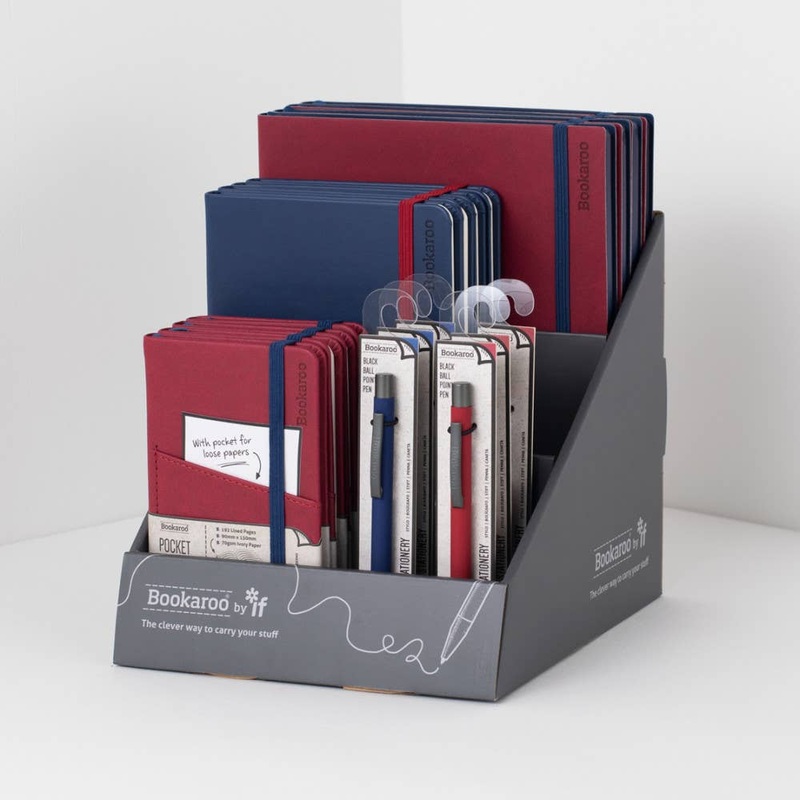 if USA – Bookaroo Notebook & Pen Display Navy Pen