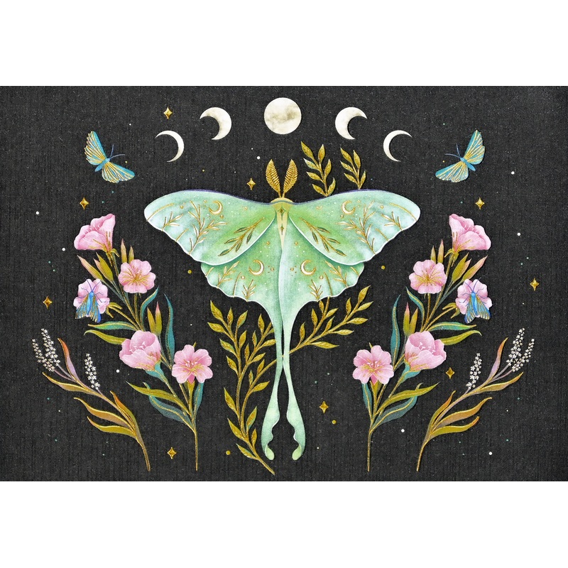 Luna Moth Note Cards