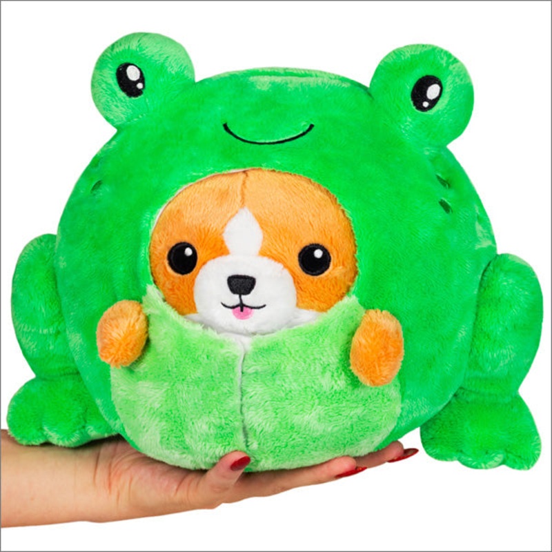 Squishable Undercover Corgi in Frog (7″)