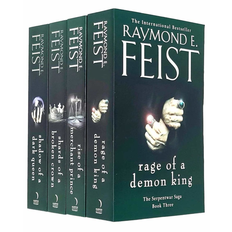 Raymond E Feist The Serpentwar Saga 4 Books Complete Collection Set – Shadow Of A Dark Queen Rise ..