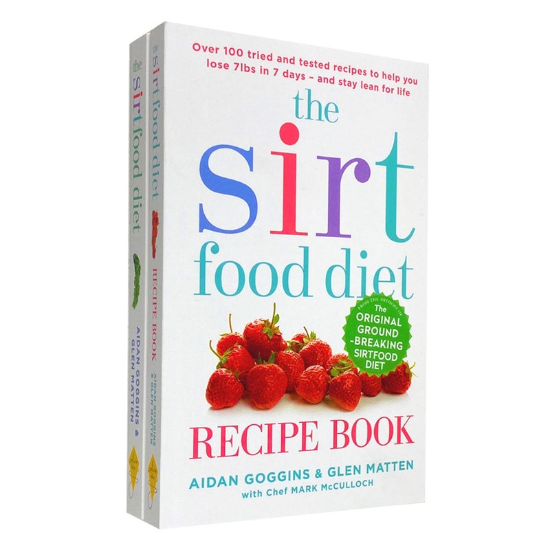 The Sirt Food Diet 2 Book Set Collection By Aidan Goggins & Glen Matten, The Sirt Food Diet Recipe…