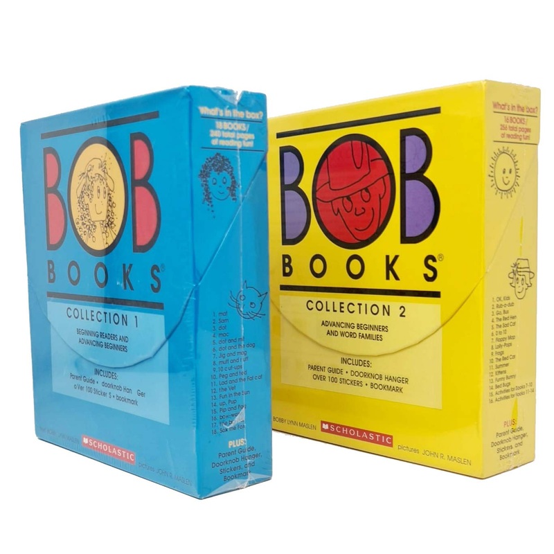 Bob Books Collection 1 & 2 Beginning Readers & Advancing Beginners & Word Families