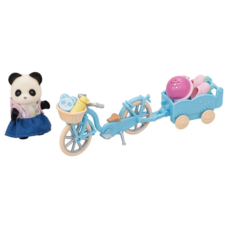 Calico Critters Cycle & Skate Set, Panda Girl