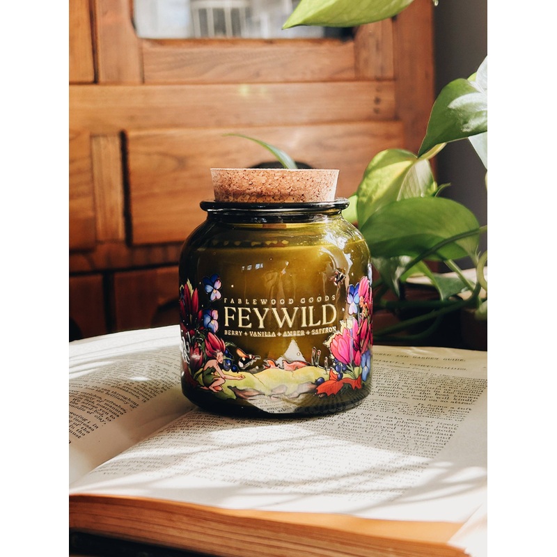 Fablewood Goods – Feywild | 8oz Apothecary Soy Candle