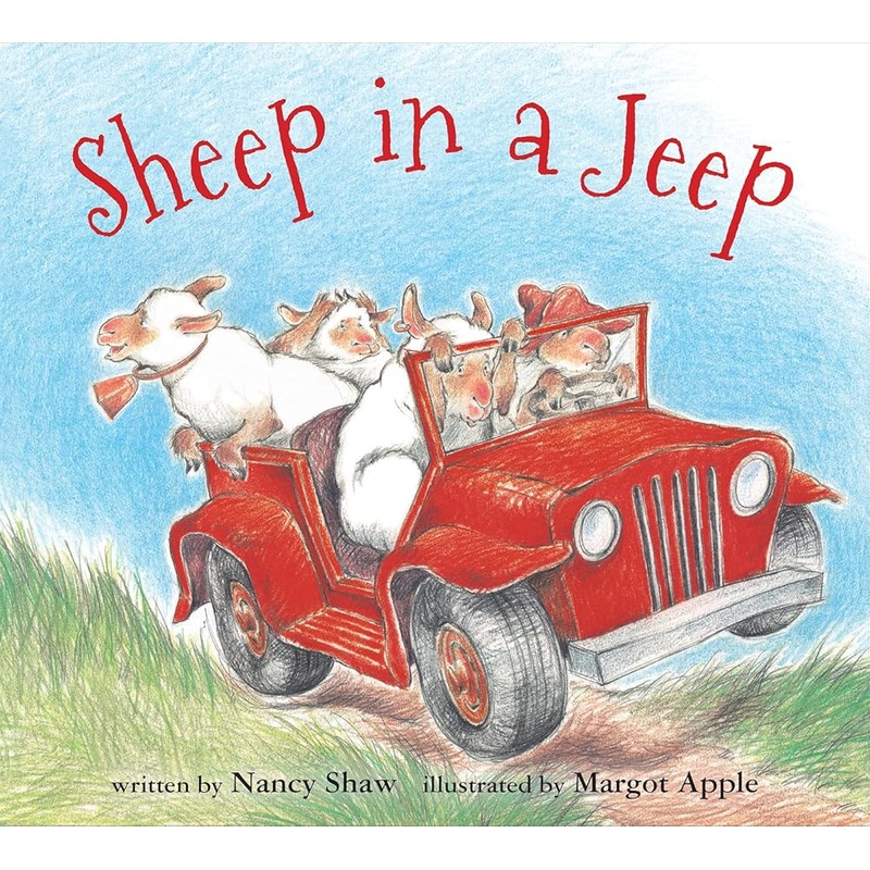 Sheep in a Jeep (board book) by Nancy E. Shaw, Margot Apple