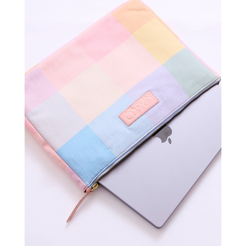 Corfu Tartan Laptop Case One Size