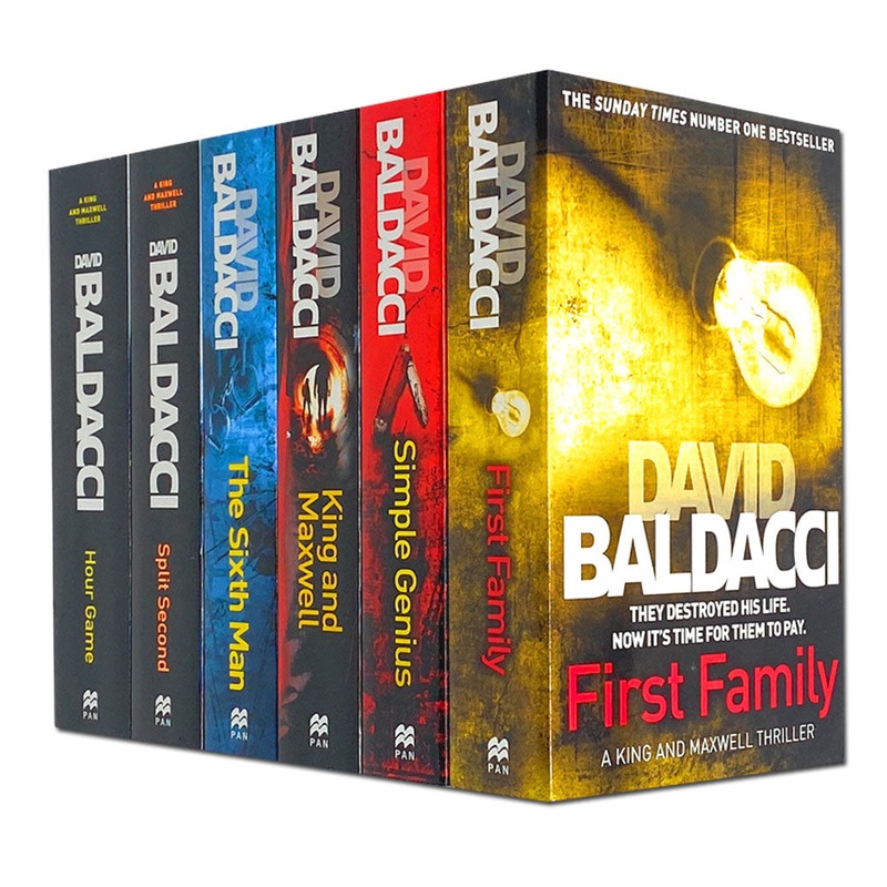 David Baldacci King & Maxwell 6-Book Set | Bestselling Thriller, Mystery & Suspense Series  Action-Packed Detective Fiction Collection for Adults