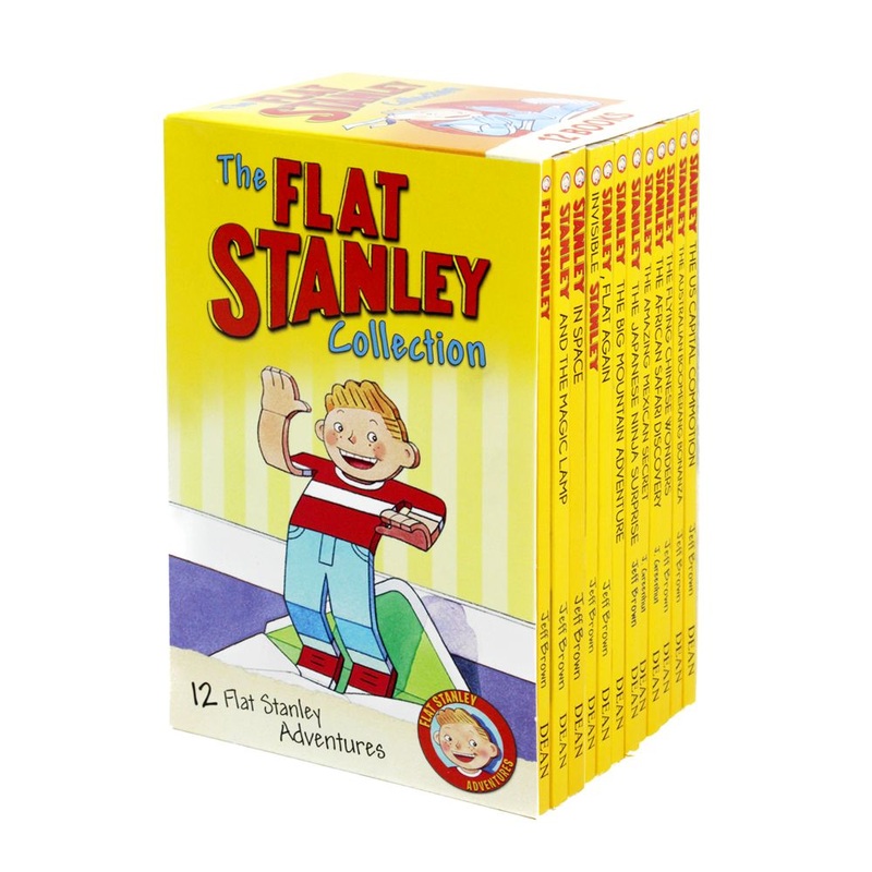The Flat Stanley Adventure 12 Books Collection Box Set by Jeff Brown | Children’s Adventure Stories, Fun Reading & Educational Books for Young Readers